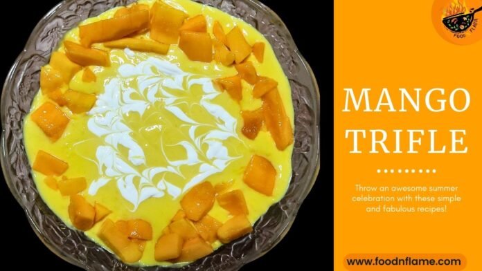 Layered Dessert Mango Trifle